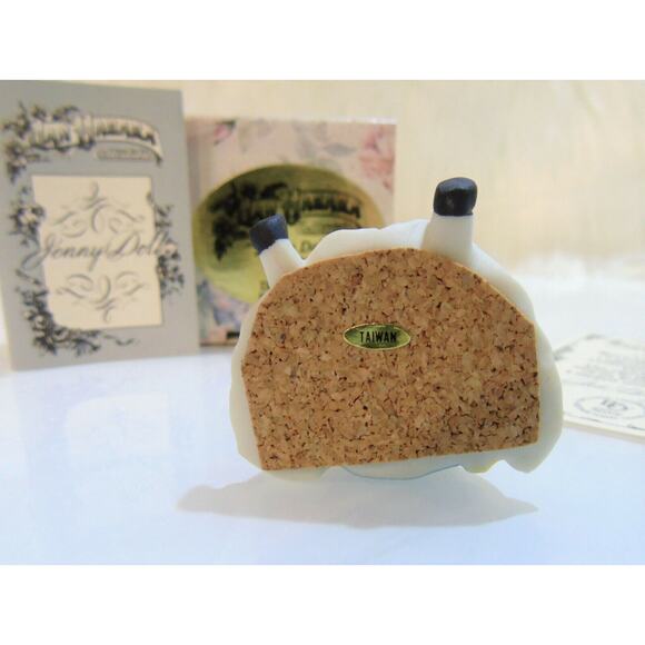 NEW Jan Hagara JENNY DOLL w/ Bye-Lo Miniature Porcelain FIGURINE Limited Edition - Picture 5 of 6